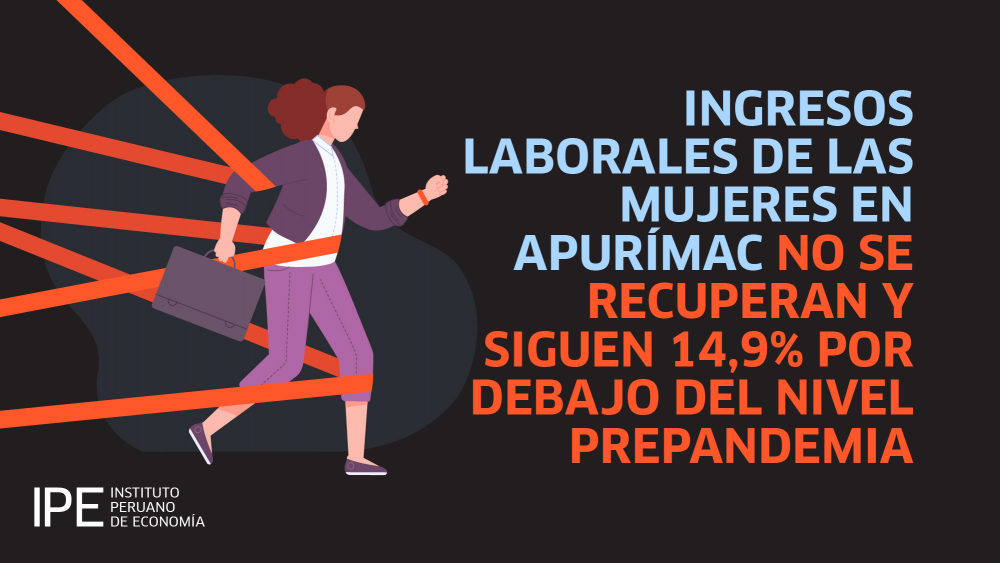 Apurímac: Brecha salarial de género es la quinta más alta del Perú