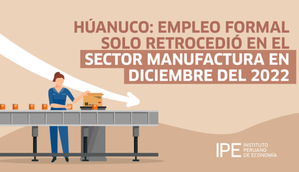 Empleo formal en Huánuco creció 15% al cierre del 2022 por dinamismo de construcción y servicios