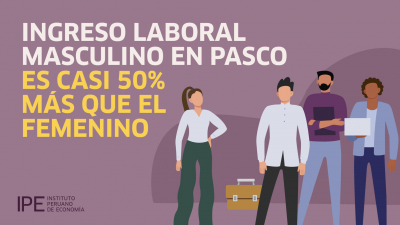 Pasco: Brecha salarial de género es la cuarta más alta del Perú