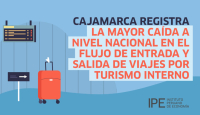 Cajamarca: Flujo de viajes por turismo interno se redujo 79% respecto del 2019