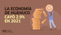 Economía de Huánuco aún 2.9% por debajo del nivel prepandemia